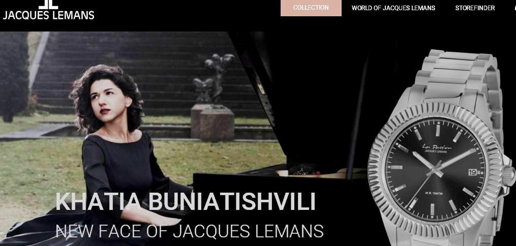 Georgian star pianist Khatia Buniatishvili becomes Jacques Lemans' new face geotv.ge